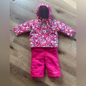 Columbia Kids' Pink Patterned Snowsuit